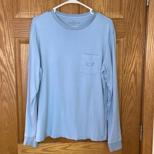 Light blue vineyard vines long sleeve